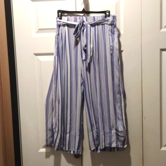 Truth NYC  striped cropped pants M - Picture 1 of 6